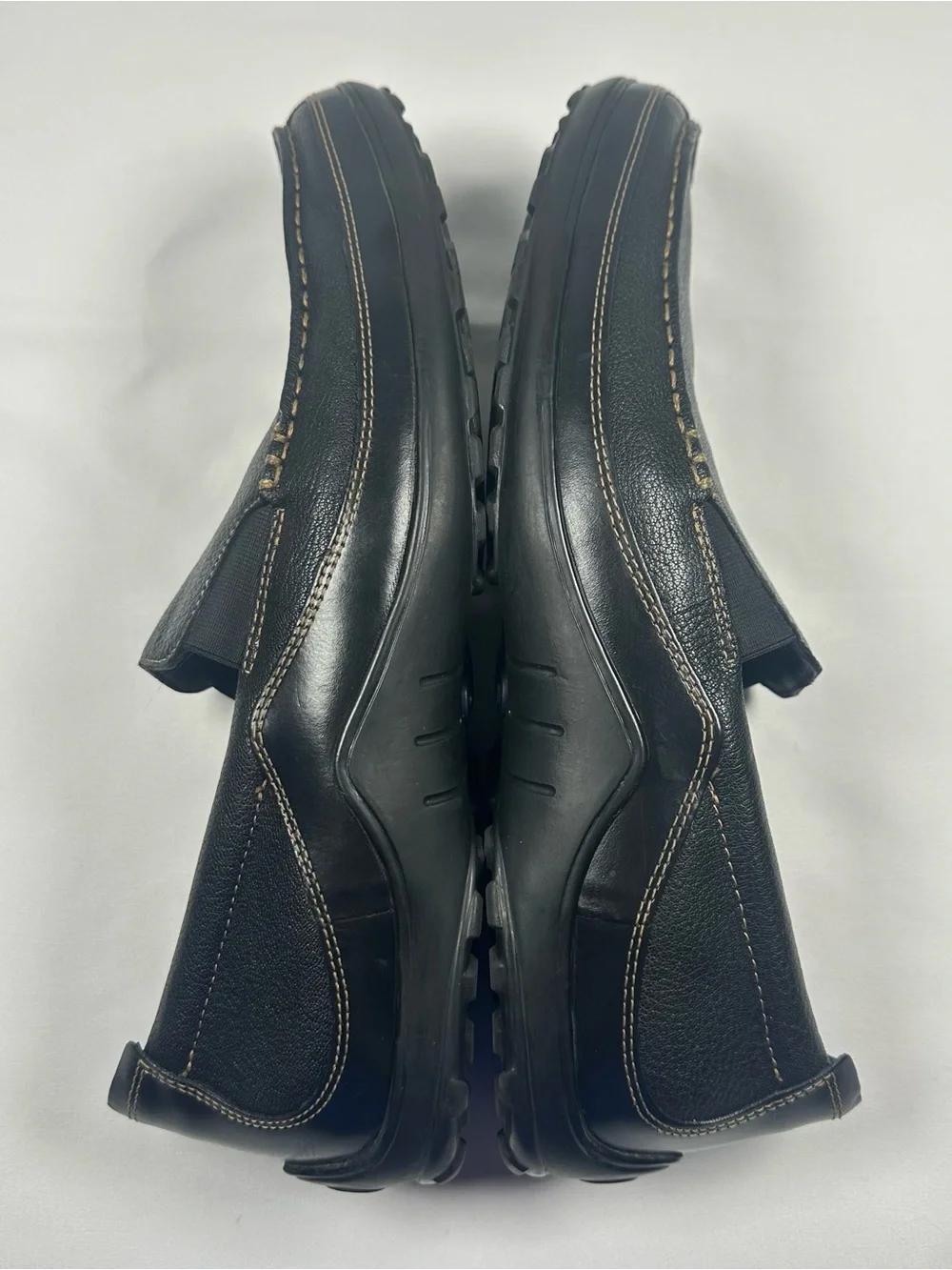 Men’s Cole Haan Black Pebbled Leather Slip-On Loafers Size 14 Casual Soft Insole